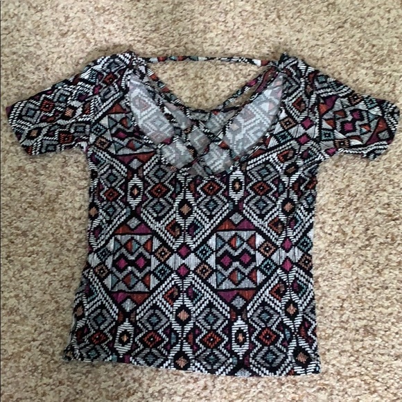 Pattern crop top - Picture 2 of 3